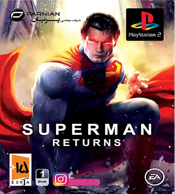 بازی Superman Returns برای پلی استیشن دو
